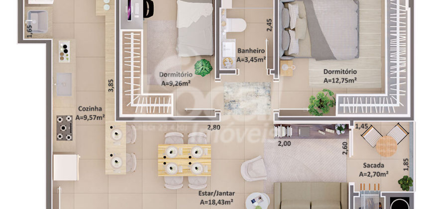 Apartamentos Residencial Bento 510