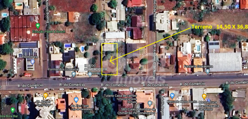 TERRENO NO BAIRRO MORADA DO SOL.