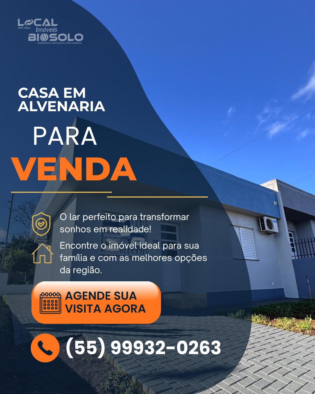 🏡 CASA EM ALVENARIA À VENDA – BAIRRO INDUSTRIAL