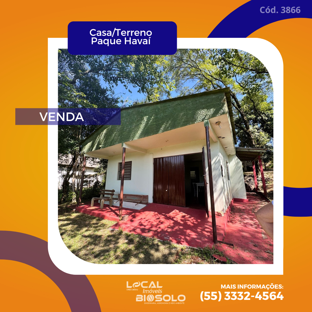 Casa com terreno no Parque Havaí