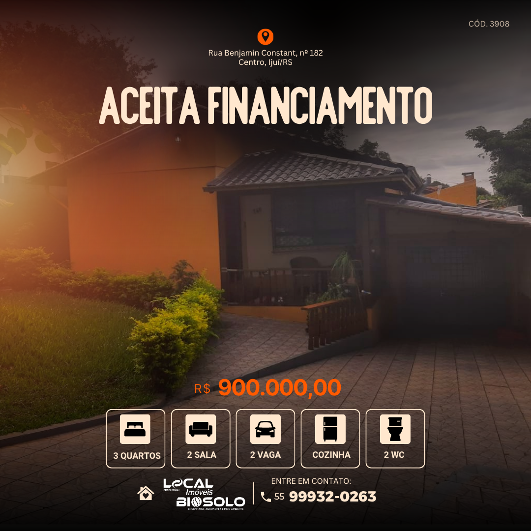 🏡 Casa ampla com piscina no Bairro Tiaraju – Ijuí