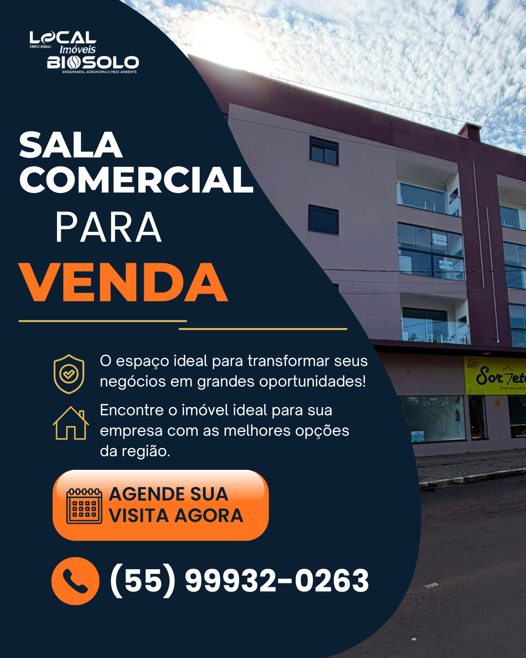 🏢 SALA COMERCIAL À VENDA – RESIDENCIAL DO PARQUE